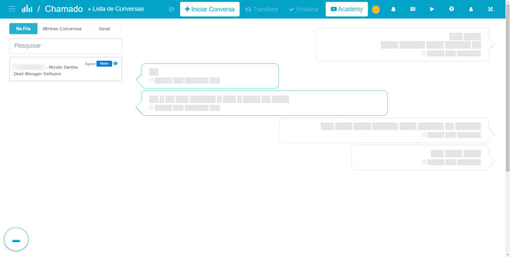 Desk WhatsApp Nome do Cliente associado ao Solicitante