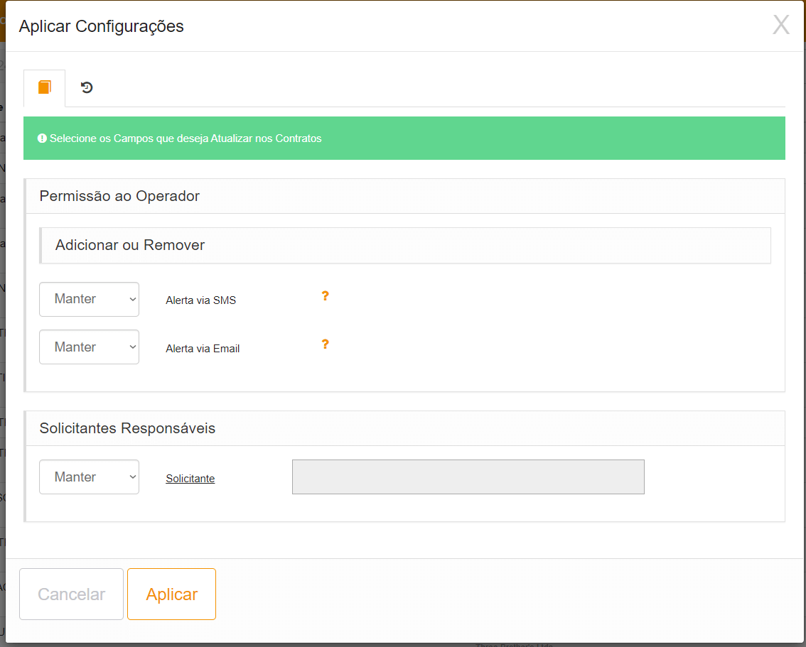 aplicar configuracoes