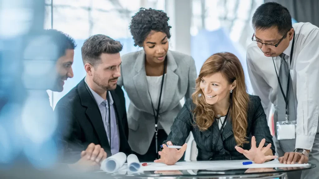 Reunião para planejamento de backoffice